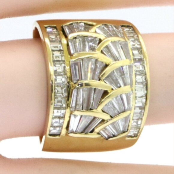 Stunning Natural 18K Diamond Ring, 4.32ct, VS1 FG, GIA Appraised 1991 $7000K 13g - Picture 4 of 8